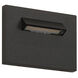Peek 4 watt Black Outdoor Step Light